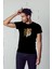 Savage Kaplan Baskılı Oversize Erkek T-Shirt 1