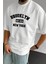 Brooklyn Baskılı Oversize T-Shirt 1