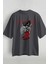 Lucifer Baskılı Oversize T-Shirt 2