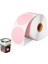 Yuvarlak Doğrudan Termal Etiketler, 600 Adet 5cm Çok Amaçlı Rulo Etiket, Pembe Yuvarlak Termal Etiket, Kendinden Yapışkanlı Doğrudan Termal Etiketler, Dıy Logo Tasarımı ve Qr Kod Için 3
