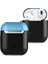 Buğz Airpods 2 (2.nesil) 3in1 Kılıf - Siyah-Mavi 1
