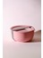 Moca Stoneware Hava Geçirmez Şeffaf Kapaklı Saklama Kabı 1000 ml | Pembe 2