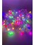 10 Metre Rgb Beyaz Flaş Çakar Top LED Animasyonlu Şeffaf Kablolu Dekoratif LED Işık Yılbaşı Süsü 1