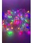 10 Metre Rgb Beyaz Flaş Çakar Top LED Animasyonlu Şeffaf Kablolu Dekoratif LED Işık Yılbaşı Süsü 2