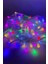 10 Metre Rgb Beyaz Flaş Çakar Top LED Animasyonlu Şeffaf Kablolu Dekoratif LED Işık Yılbaşı Süsü 4