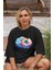 Gökkuşağı Baskılı Oversize T-Shirt 1