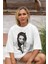 Kadın Baskılı Oversize T-Shirt 1