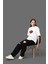 Mars Baskılı Kadın Oversize T-Shirt 3