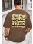 Rare Breed Sırt Baskı Detaylı Erkek Oversize T-Shirt 1