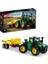 Deere 9620R 4WD Traktör 42136-8 Yaş ve Üzeri Çocuklar Için Oyuncak Traktör Yapım Seti (390 Parça) 1
