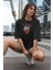 Lucifer Baskılı Oversize T-Shirt 1