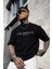 Los Angeles Downtown Baskılı Erkek Oversize T-Shirt 2