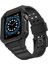 Apple Watch 42MM KR401 Silikon Kordon - SIYAH-(5796) 1
