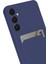 Buğz Samsung Galaxy S24 Fe Kılıf Kelvin Kartvizitli Silikon - Lacivert 2