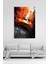 Mercedes Gt Spor Araba Soyut Duvar Tablosu Orange Speed %100 Pamuk Dokulu Kanvas Tablo 1