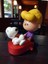 Vintage Snoopy Sally Brown ve Piyano Figür Oyuncak & 9x8 cm 1