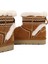 Kadın Camel Desenli Kürk Detaylı Süet Deri Teddy Bot 25WFD492710 9