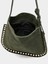 Zımba Detaylı Süet Deri Çapraz Askılı Çanta 5