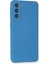 Buğz Samsung Galaxy S21 Fe Kılıf Nano Içi Kadife Silikon - Mavi 2