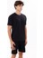 Bisiklet Yaka Rahat Kesim Düz Yüzey Yumuşak Dokulu Kısa Kollu Esnek Konforlu Tişört 4