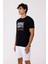Bisiklet Yaka Rahat Kesim Yumuşak Dokulu Ön Baskılı Kısa Kollu Tişört 2