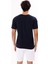Bisiklet Yaka Göğüs Yazı Baskılı Rahat Kalıp Kısa Kollu Yumuşak Dokulu Tişört 3