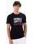 Bisiklet Yaka Rahat Kesim Yumuşak Dokulu Ön Baskılı Kısa Kollu Tişört 5