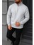 Erkek Kışlık Basic Gri Fermuarlı Sweatshirt 1