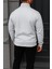 Erkek Kışlık Basic Gri Fermuarlı Sweatshirt 6