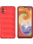 Buğz Samsung Galaxy A06 Kılıf Optimum Silikon - Kırmızı 3
