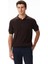 Erkek Kahverengi Regular Fit Kısa Kollu Triko S55110T.20C 1