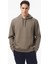 Erkek Kahverengi Classic Fit Kapüşonlu Sweatshirt K57226T.3BB 1