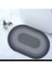 Dilan Store Kaymaz Tabanlı Su Emici Abdest ,banyo ve Mutfak Paspası 58X38CM Siyah Gri Renk Yazısız 1