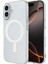 Buğz Newface Iphone 16 Kılıf Magneticsafe Şeffaf Silikon - Şeffaf 1