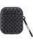 Buğz Airpods 2 (2.nesil) Spor Delikli Kılıf - Siyah-Siyah 1