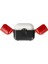 Buğz Airpods 3 (3.nesil) Basmalı Kılıf - Siyah-Kırmızı 2