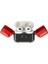 Buğz Airpods 3 (3.nesil) Basmalı Kılıf - Siyah-Kırmızı 3