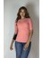 Kadın Kayık Yaka Yarım Kol Fitilli Bluz 1