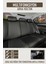 Nissan Country Uyumlu Deri Oto Koltuk Kılıfı 5 Li Tam Set Revo Siyah-Beyaz 2