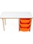 3 Çekmeceli Çocuk Etkinlik Masası - Beyaz Mdf - Turuncu Çekmeceli - 18MM 1.sınıf Mdf 4