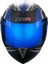 Çene Açılır Mavi Vizörlü Motosiklet Kaskı Ece Belgeli 2