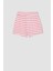 Kız Çocuk Çizgili Şort D0902A824HS 9