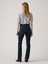725 High Rise Bootcut Kadın Koyu Mavi Jean Kot Denim Pantolon 18759-0233 3