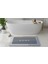 Kaymaz Tabanlı Ultra Emici Gri Banyo Paspası - Güvenli ve Kuru Zemin Matı 40X60 cm 1