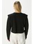 Kadın Diana Siyah Omuz Detaylı Triko Hırka 4