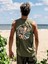 Paradise Baskılı Rahat ve Şık Tasarıma Sahip Kolsuz Erkek T-Shirtü 1