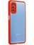Buğz Samsung Galaxy M52 5g Kılıf Miami Şeffaf Silikon - Kırmızı 3