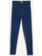 Jegging Yüksek Bel Bilek Boy Dar Paça Basic Düz Jean Pantolon 10