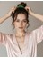 Kadın Saten Toka - Pastel Fıstık – Tekli Lüks Lastik Model Scrunchie 4