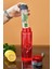 800 ml Detoks Su Matarası Suluk – Pipetli , Bpa’sız, Kilitli ve Sızdırmaz Kapak - Kırmızı 4
